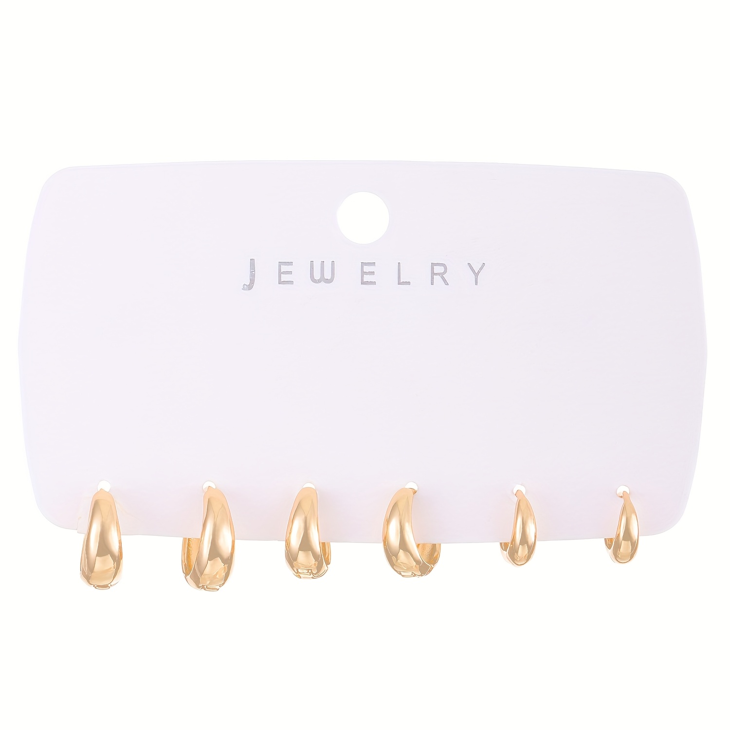 3 Pairs Rock Style Ear Cuffs Unisex Earrings Set